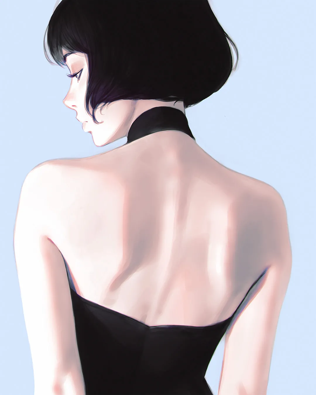 イリヤ・クブシノブの絵画作品　タイトルは、Mumei