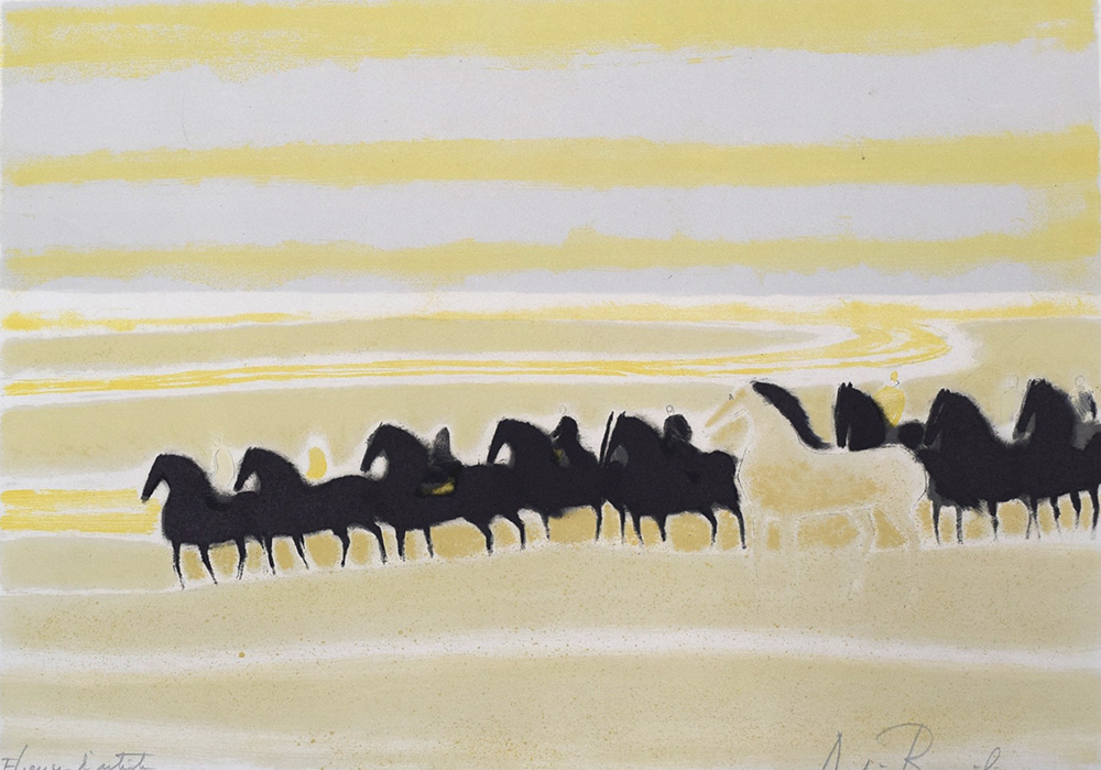 アンドレ・ブラジリエの絵画作品　タイトルは、トルコの群馬