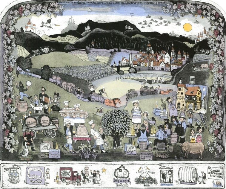グラハム・クラークの絵画作品　タイトルは、実りの季節