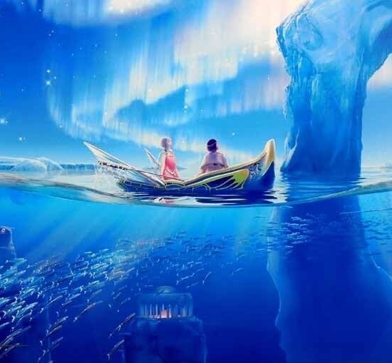 カガヤの絵画作品　タイトルは、インスピレーション