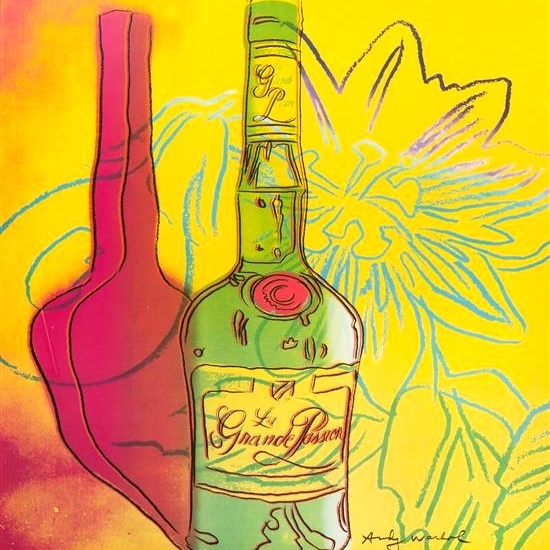 アンディ・ウォーホルの絵画作品　タイトルは、大いなる情熱