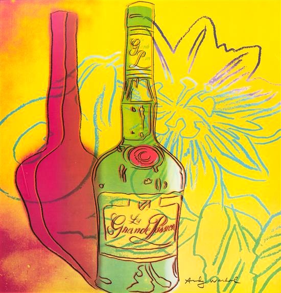 アンディ・ウォーホルの絵画作品　タイトルは、大いなる情熱