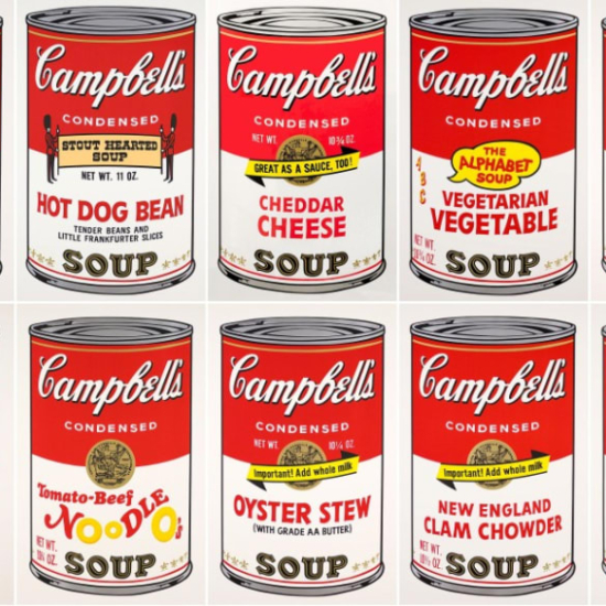 ウォーホル作品CampbellsSoups２
