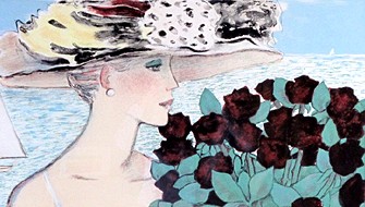 ジャン・ピエール・カシニョールの絵画作品　タイトルは、赤いバラ　Red rose