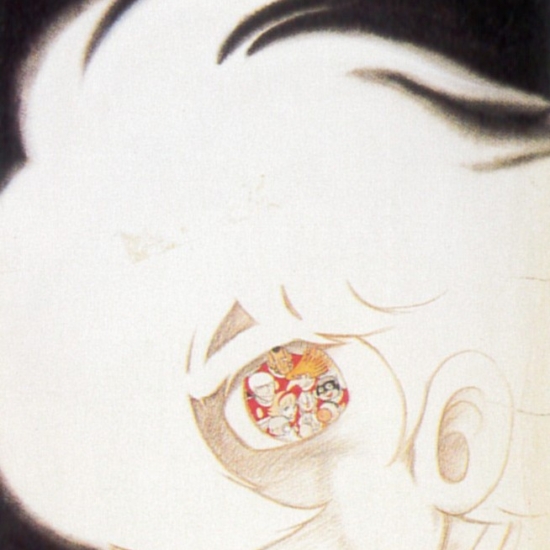 石ノ森章太郎の絵画作品　タイトルは、サイボーグ009〜スマイル・アゲイン〜