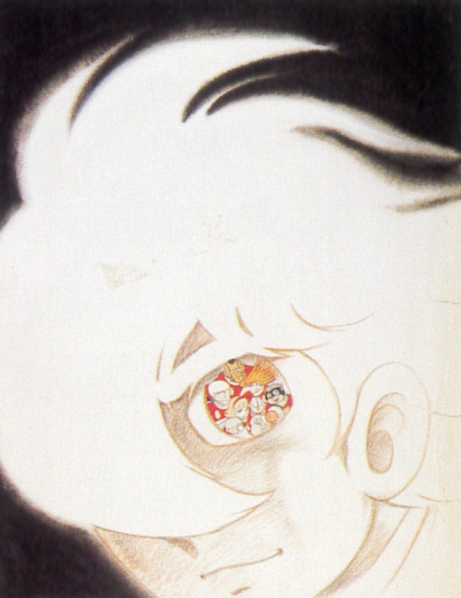 石ノ森章太郎の絵画作品　タイトルは、サイボーグ009〜スマイル・アゲイン〜