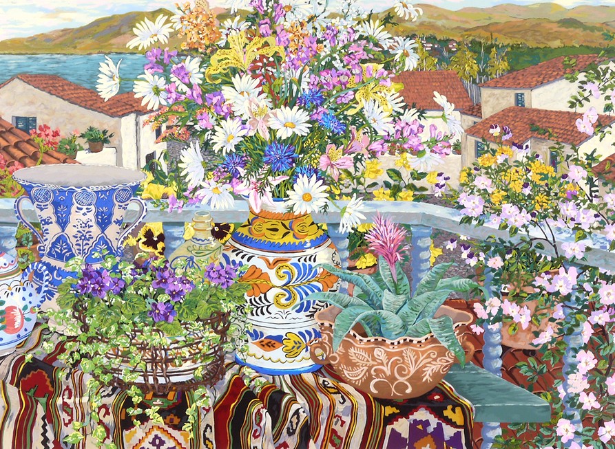 ジョン・ポーウェルの絵画作品　タイトルは、VISTA DEL MAR