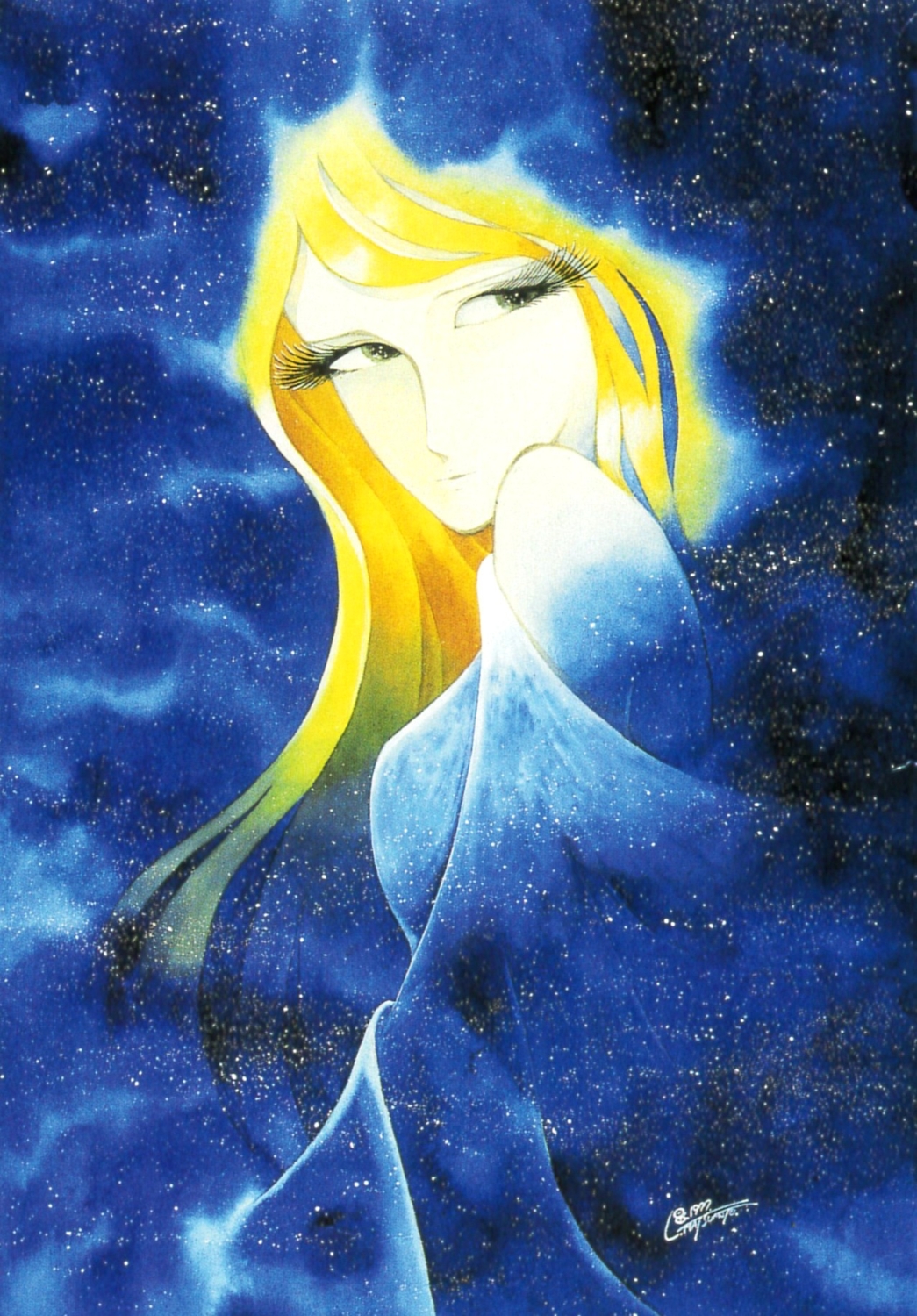 石ノ森章太郎の絵画作品　タイトルは、スターシャ
