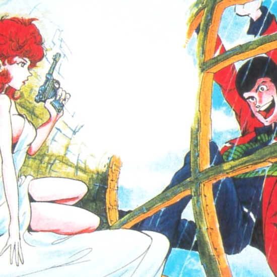 モンキー・パンチの絵画作品　タイトルはGood Morning ？Bad Morning！