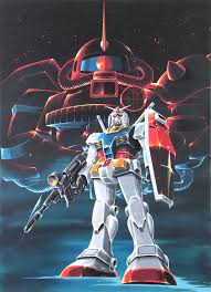 大河原邦男の絵画作品　タイトルは、機動戦士ガンダム　～好敵手～