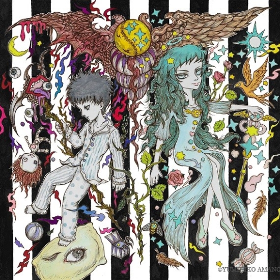 天野弓彦の絵画作品　タイトルは、HOLY & DARKNESS