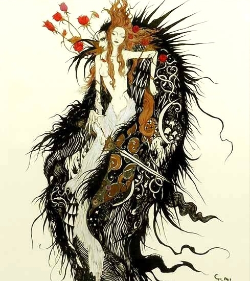 天野弓彦の絵画作品　タイトルは、DRACULA