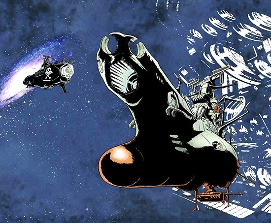 松本零士の作品　タイトルは、宇宙戦艦ヤマト〜遭遇するヤマト〜
