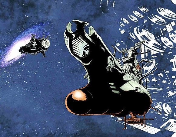 松本零士の作品　タイトルは、宇宙戦艦ヤマト〜遭遇するヤマト〜