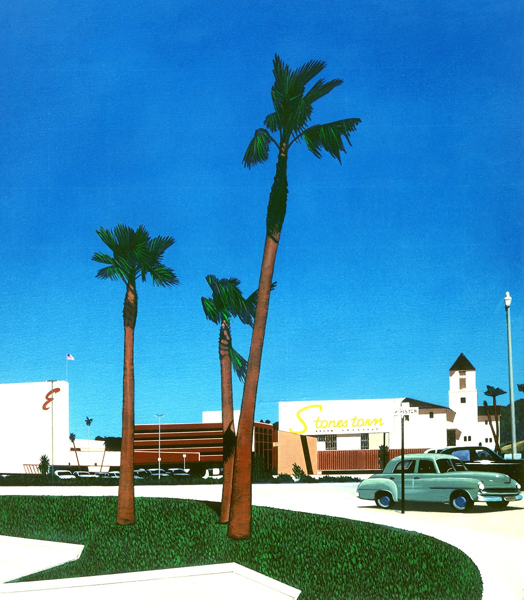 永井博の絵画作品　タイトルは、West Coast Nostalgia