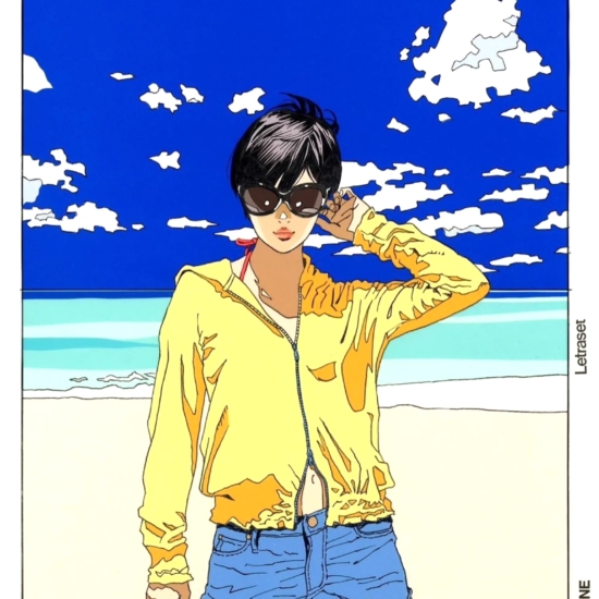 江口寿史の作品　タイトルはPANTONE 2024