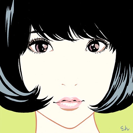 江口寿史の作品　タイトルは彼女１
