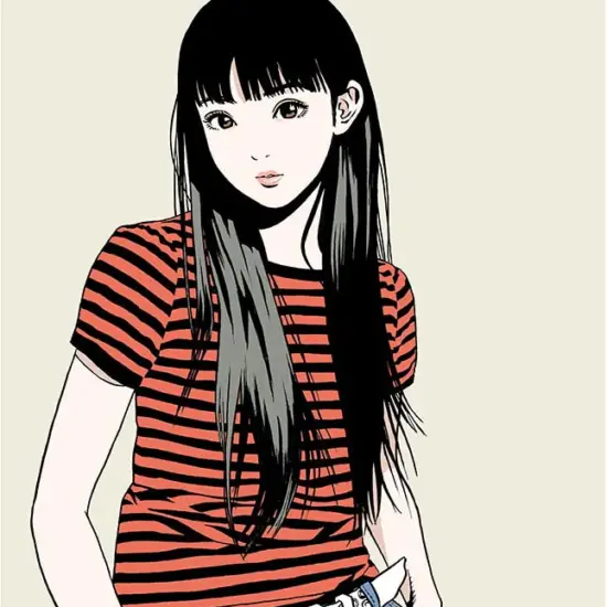 江口寿史の作品　タイトルは東京彼女