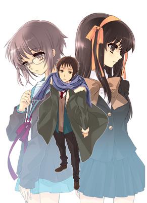 いとうのいぢの絵画作品　タイトルは、『劇場版 涼宮ハルヒの消失』Blu-rayジャケット）: いとうのいぢ